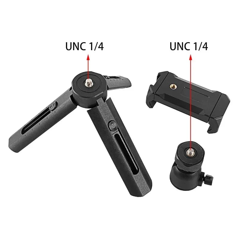 Mini treppiede per selfie stick treppiede per telefono fotografia universale per telefono Gopro Samsung Xiaomi Huawei telefono treppiede live