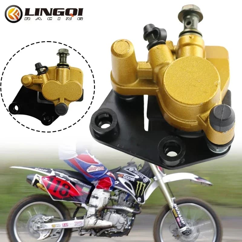 ONLEEYPP Pinza freno a disco in lega di alluminio per moto per ATV Dirt Bike Morsetto freno Pad Gruppo pompa Accessori motocross