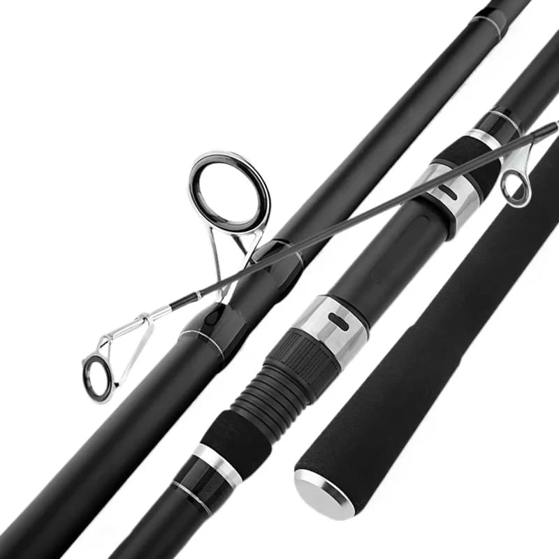Canna da Pesca in 4 Pezzi 3.3M-3.9M, Canna per Esche 30-200g, Canna da Spinning in Carbonio 40T, Canna per Lancio a Lunga Distanza per Acqua Salata e Dolce