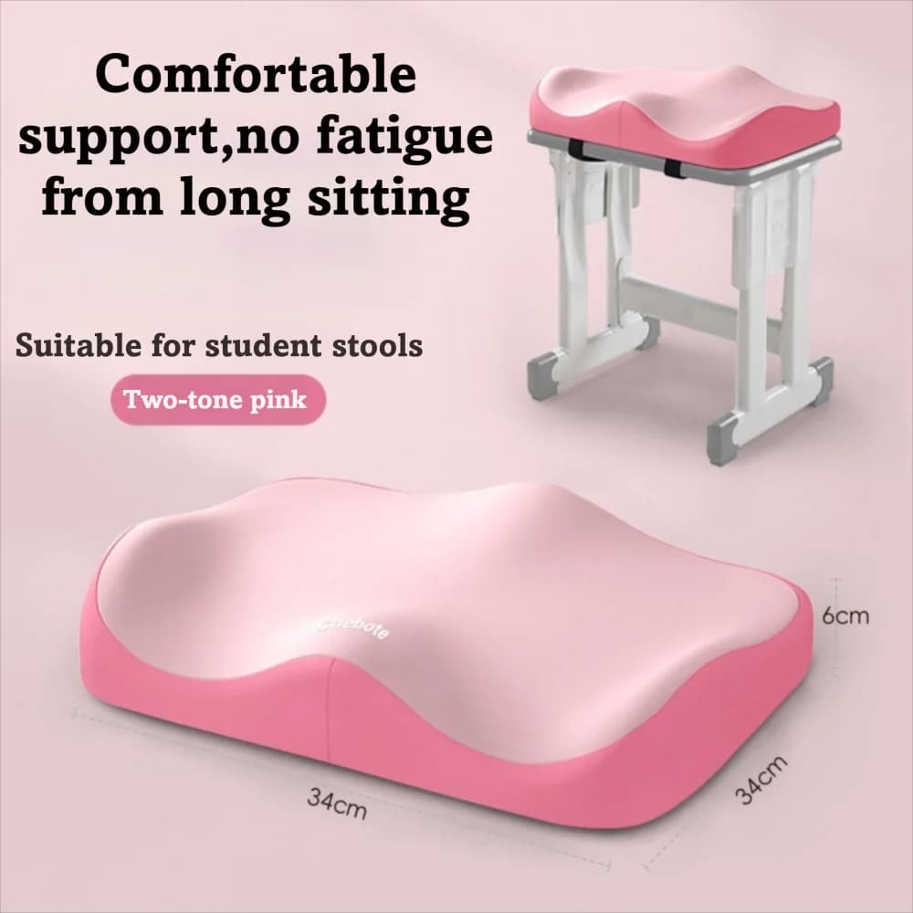 Cuscino Ergonomico Antiscivolo per Sedia da Ufficio, Traspirante, con Supporto Lombare, in Memory Foam 3D