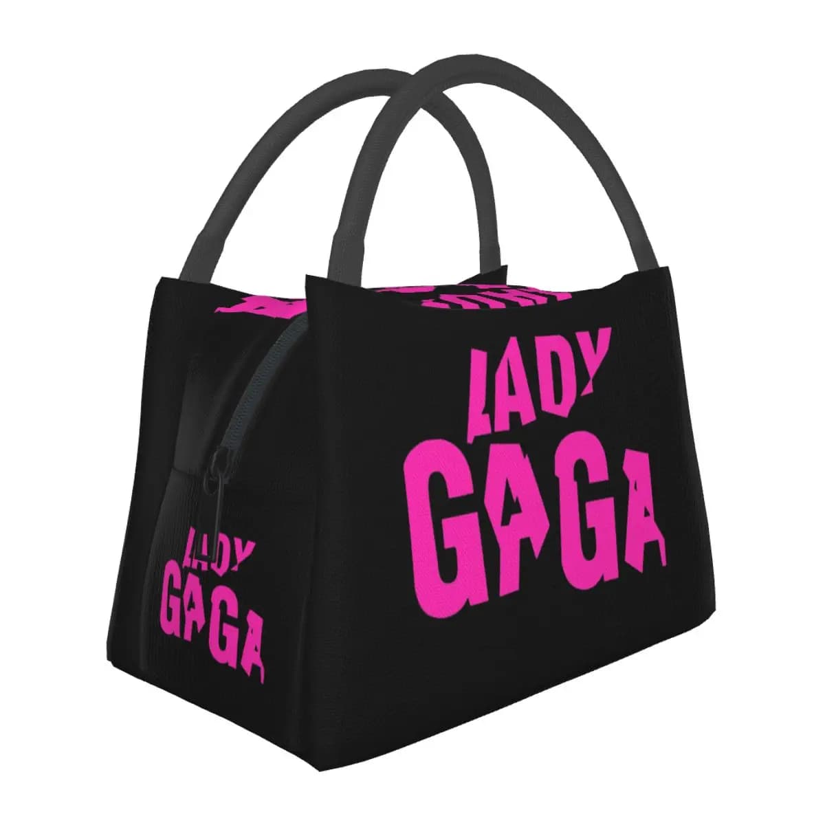 Lady Gaga Mayhem Album Logo Insulated Lunch Bag for School Bento Storage Food Boxes Container Cooler Thermal Lunch Box Tote