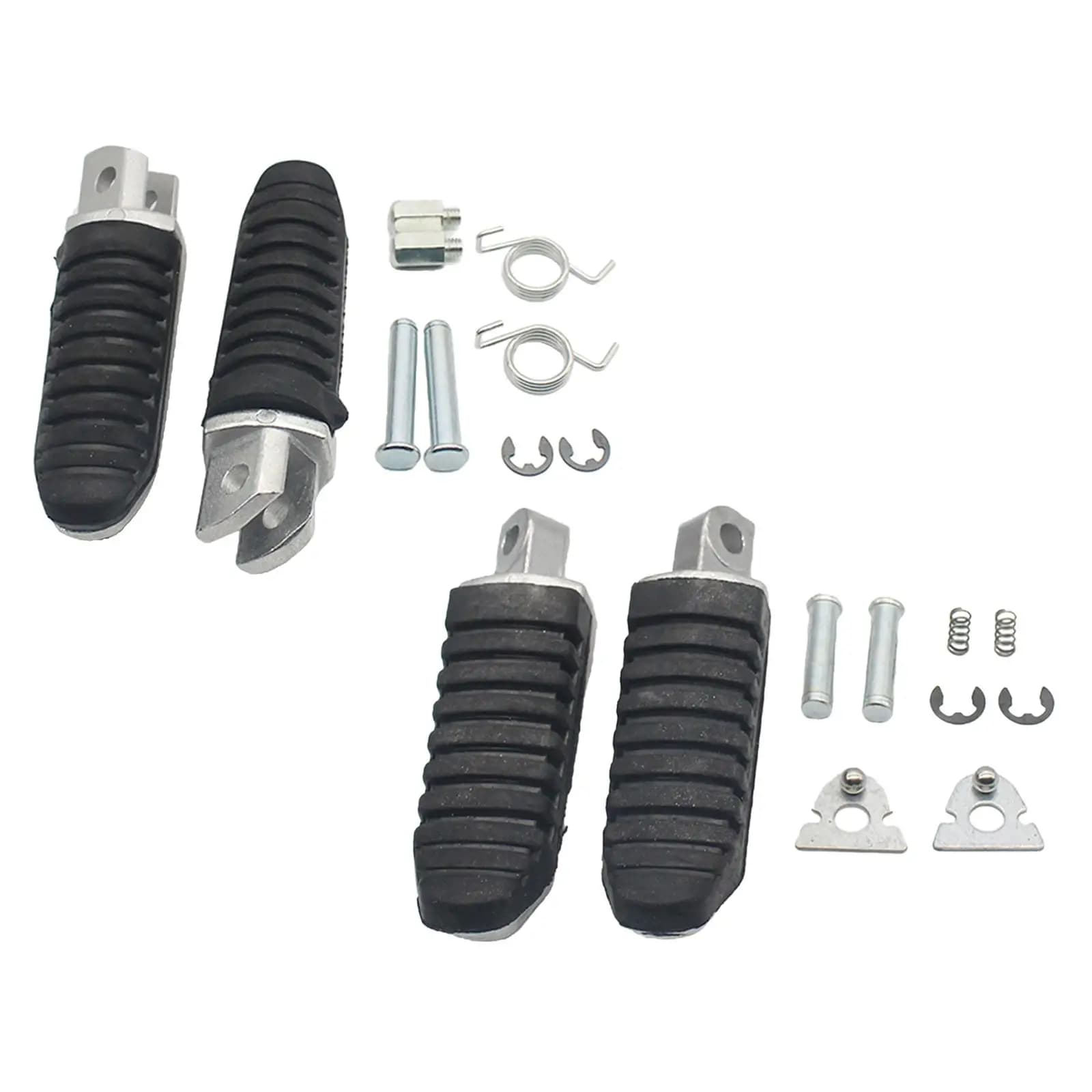 Kit di sostituzione del pedale del poggiapiedi in alluminio per pedane anteriori regolabili per moto per Suzuki V-strom DL