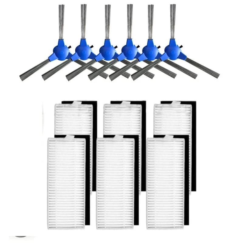 Robot Spazzola Laterale Filtro Hepa per IBoto Aqua V715B Robot Parti per Vaccum cleaner Accessori Pennelli Kit di Sostituzione del Filtro