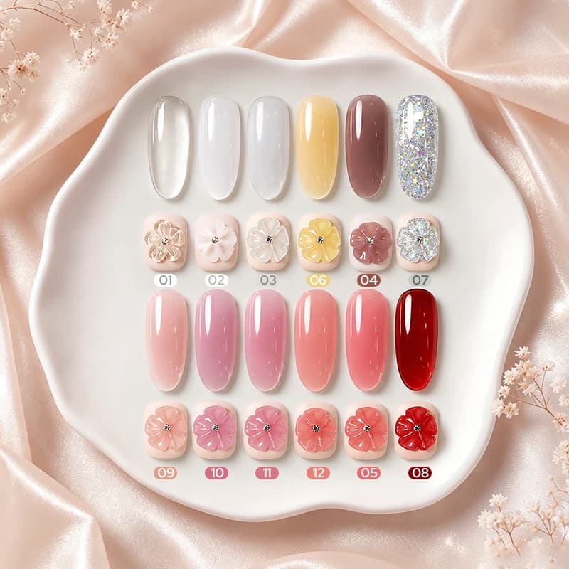 BORN PRETTY 15ml Non Stick Hand Builder Gel Polish Milky White Clear Extension D Shaping/Sculpting/Carving Soak ODIY Nail Art