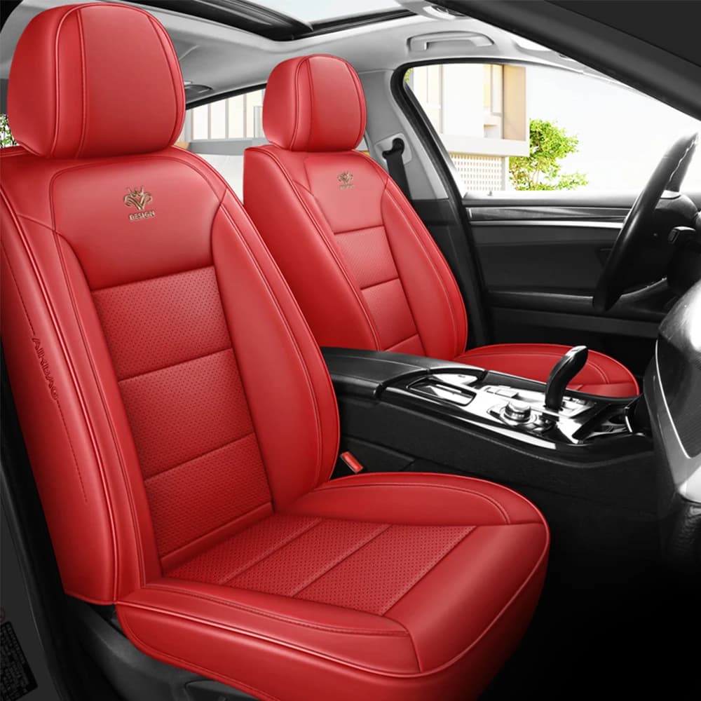 Leather Car Seat Covers for Polo Berlina Volkswagen Touareg Touran Passat B5 B6 B7 Jetta VW Golf 7 Tiguan Golf 4 5 7 Accessories
