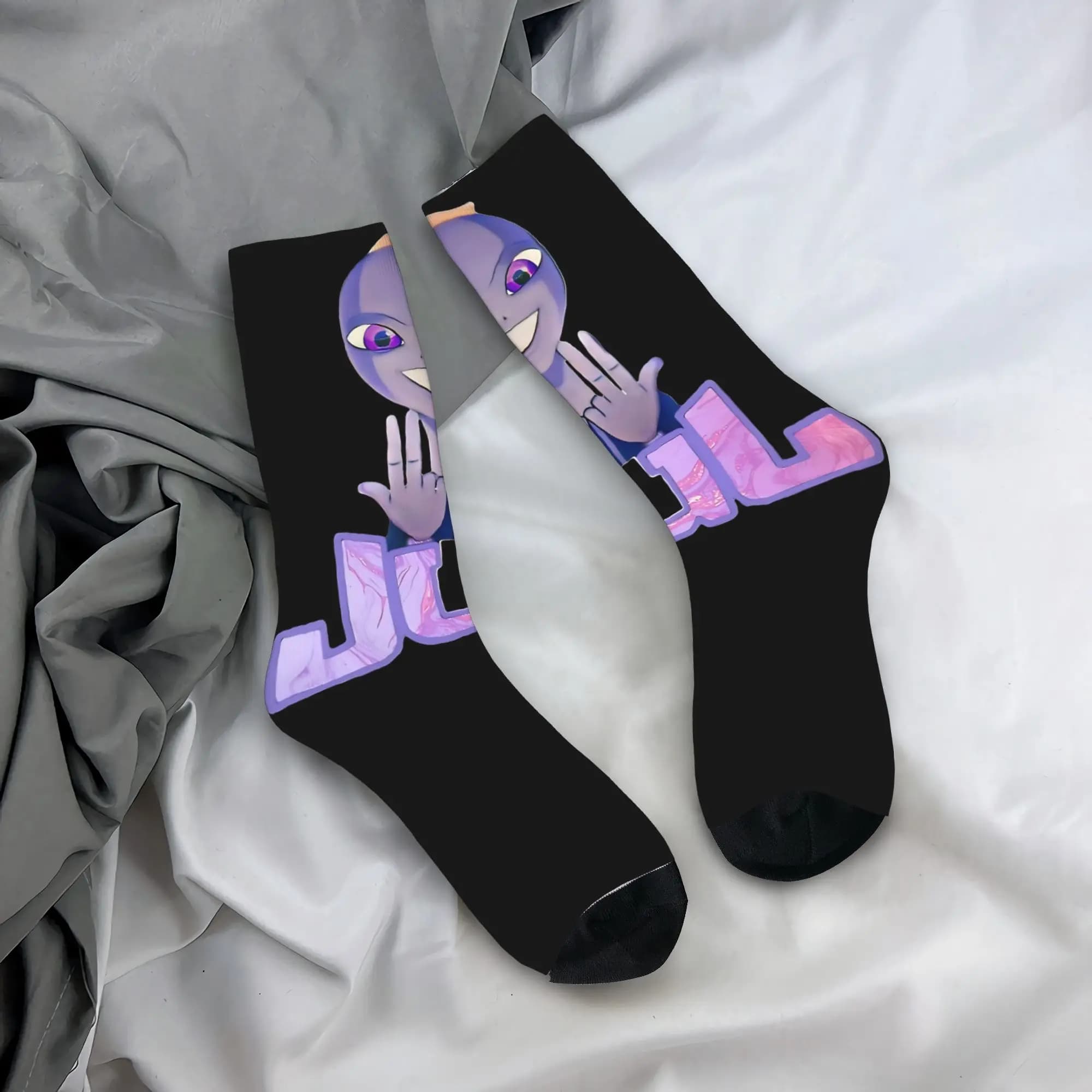 Men's Socks Jul Rapper French Musician Socks Soft and breathable winter socks Non-slip Socks with Graphics
