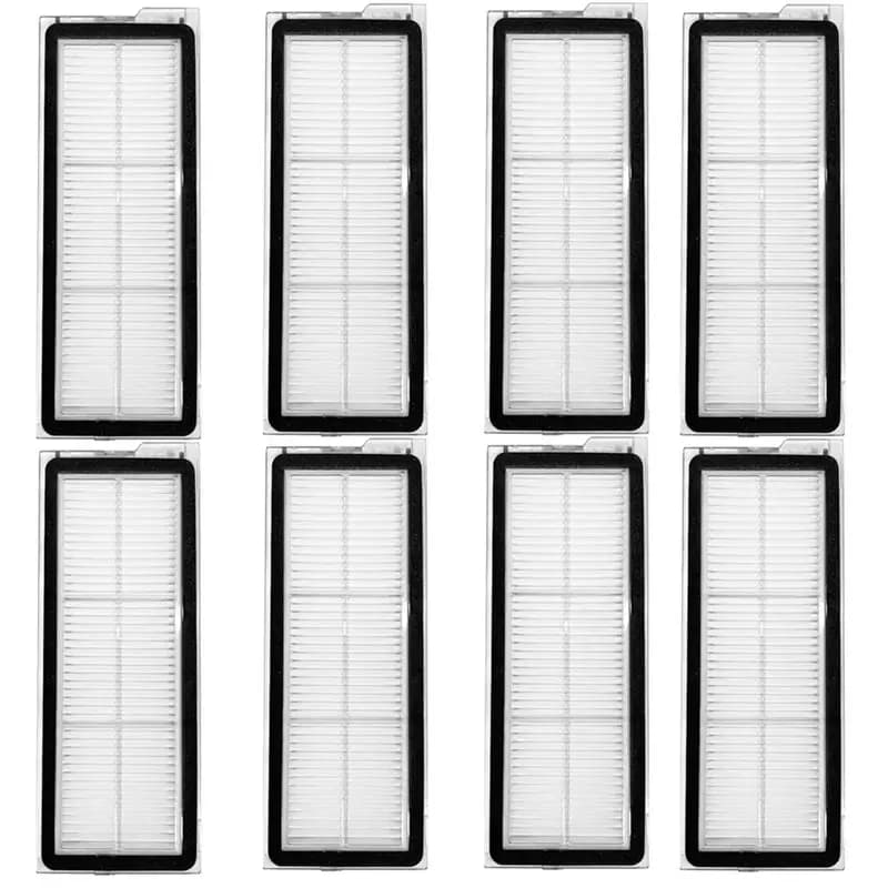 Filtro HEPA di ricambio FZFZ (8 pezzi) per aspirapolvere Roborock Qrevo S/Qrevo Curve/Qrevo Pro/Qrevo Plus/Qrevo Maxv/Qrevo Edge