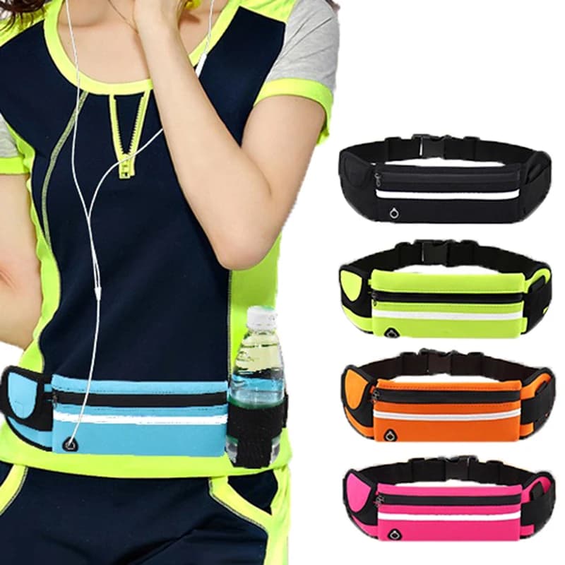 Women's Running Waist Bag Sport Pack Cycling Bag Waist Running Gym Fitness Bag