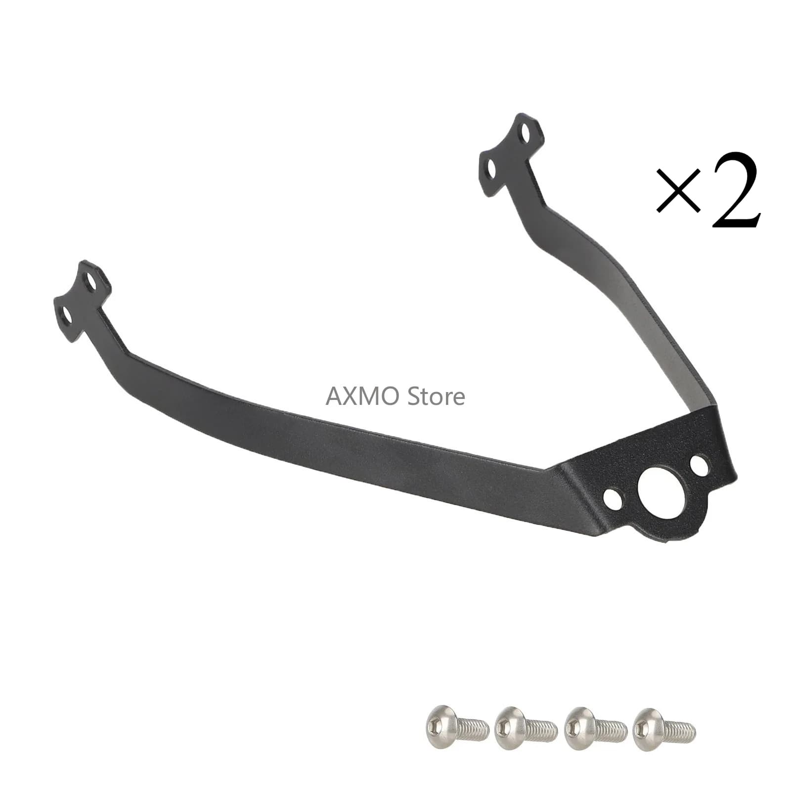 2 Set Staffa di montaggio parafango in metallo per scooter elettrico con 12 viti per parte di ricambio per scooter elettrico Xiaomi 5 Pro/5 Max