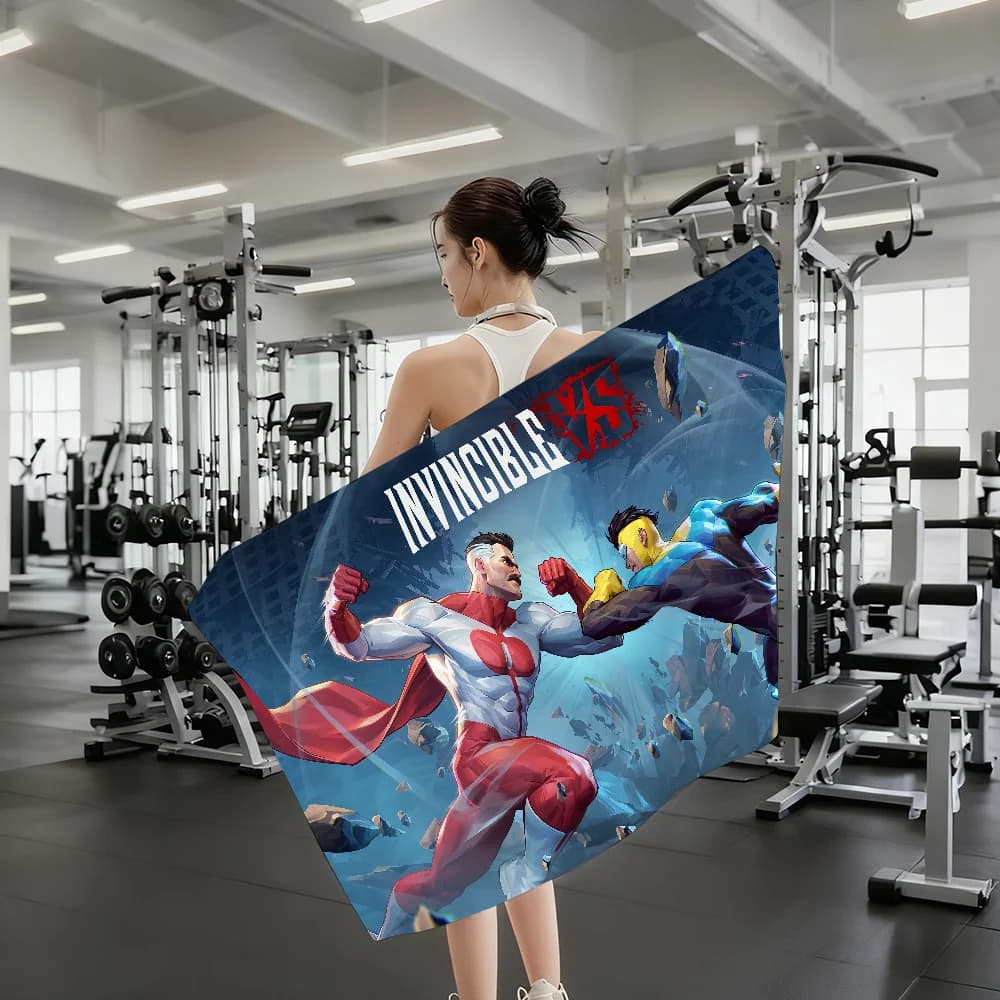 Asciugamano Classico I-Invincible VS Cool per Doccia, Sauna, Viaggio, Spa, Asciugatura Rapida, Accessori da Palestra, Morbido e Grande per Spiaggia