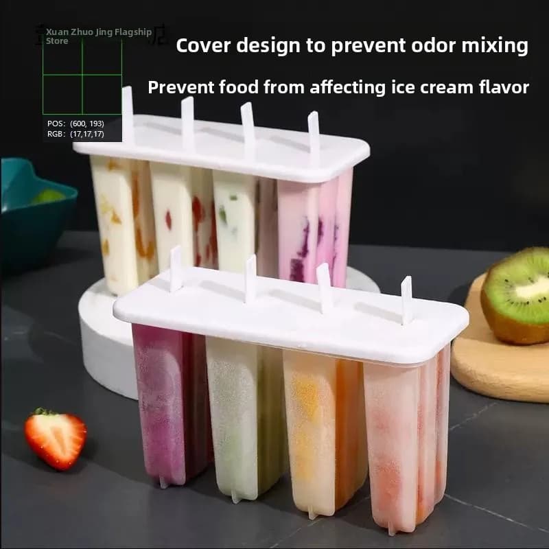 Stampo per ghiaccio per uso domestico, per ghiaccioli e cubetti, contenitore per ghiaccio, accessori per elettrodomestici da cucina, vassoio per ghiaccio