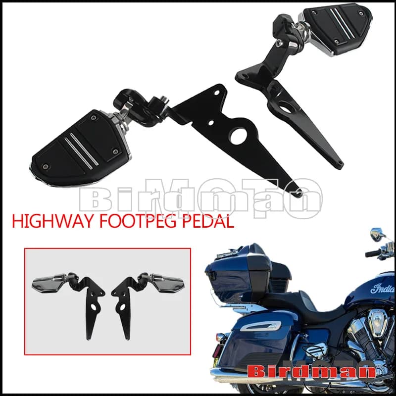 Pedane per moto Poggiapiedi per pedale poggiapiedi Poggiapiedi per capo indiano Cavallo scuro Prodezza Classic Pursuit Limited Roadmaster