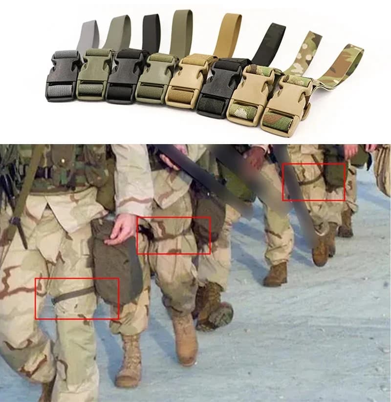 NEW Tactical Legging Thigh Strap with Elastic Band Drop leg Thigh Holster Fixed Strap