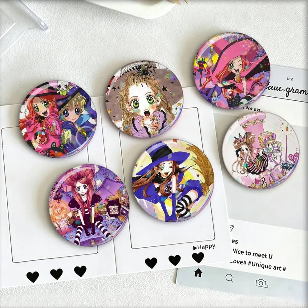S-Sugar Sugar R-Rune Laser Badge Applicable For Backpack Clothes Hats Decor Creative Accessories