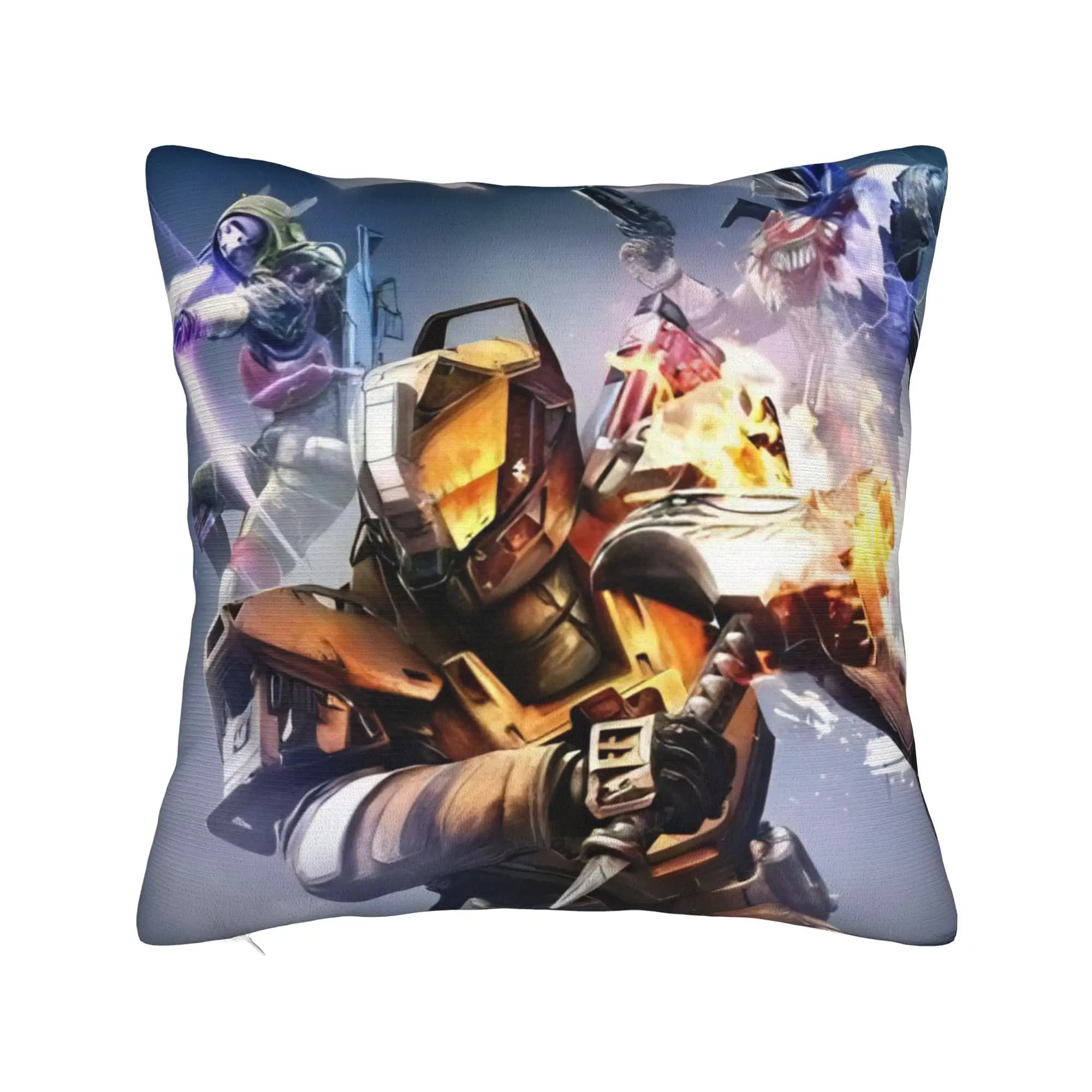 Decorative Pillowcase Destiny 2 Games Stuff Home Throw Pillow Case Cover Square Style Multi-Size