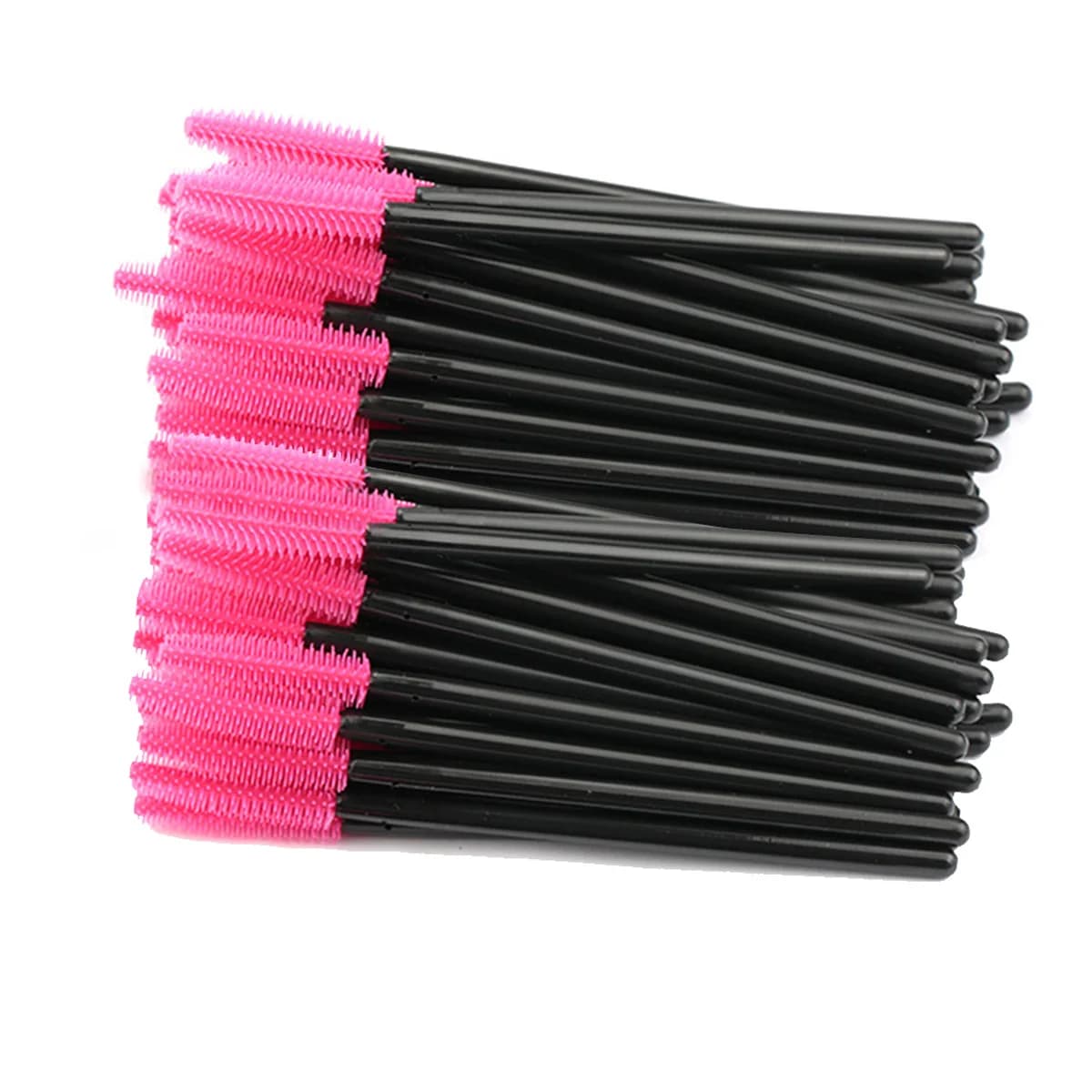 25/50 pieces Silicone Eyelash Brushes, Gel Mascara applicators, Eyelash Spools, Eyelash Extension Brushes, Eyebrow Accessories