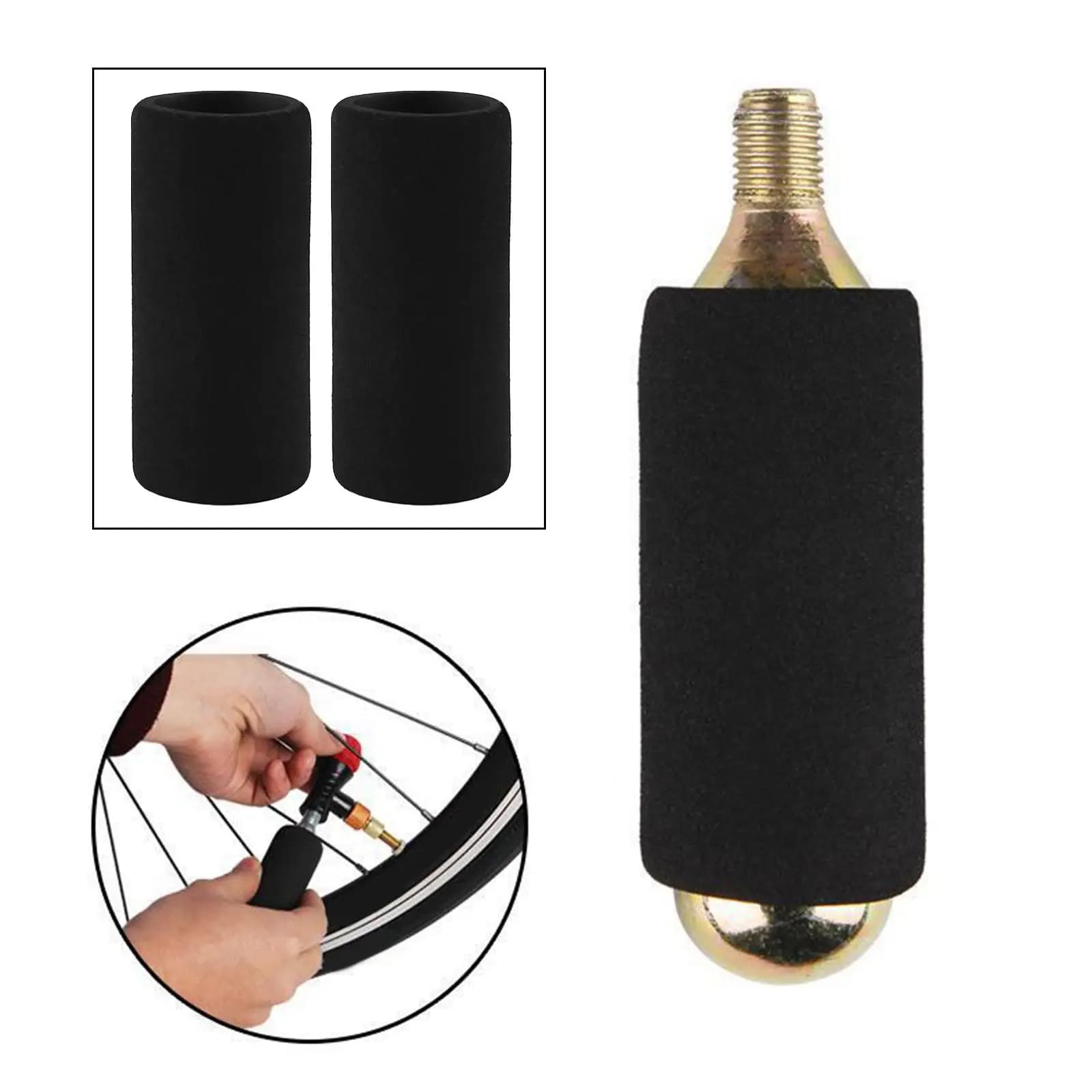 Custodia protettiva per pompa CO2 per accessori per bici da 16G cartucce spugna per Capsule