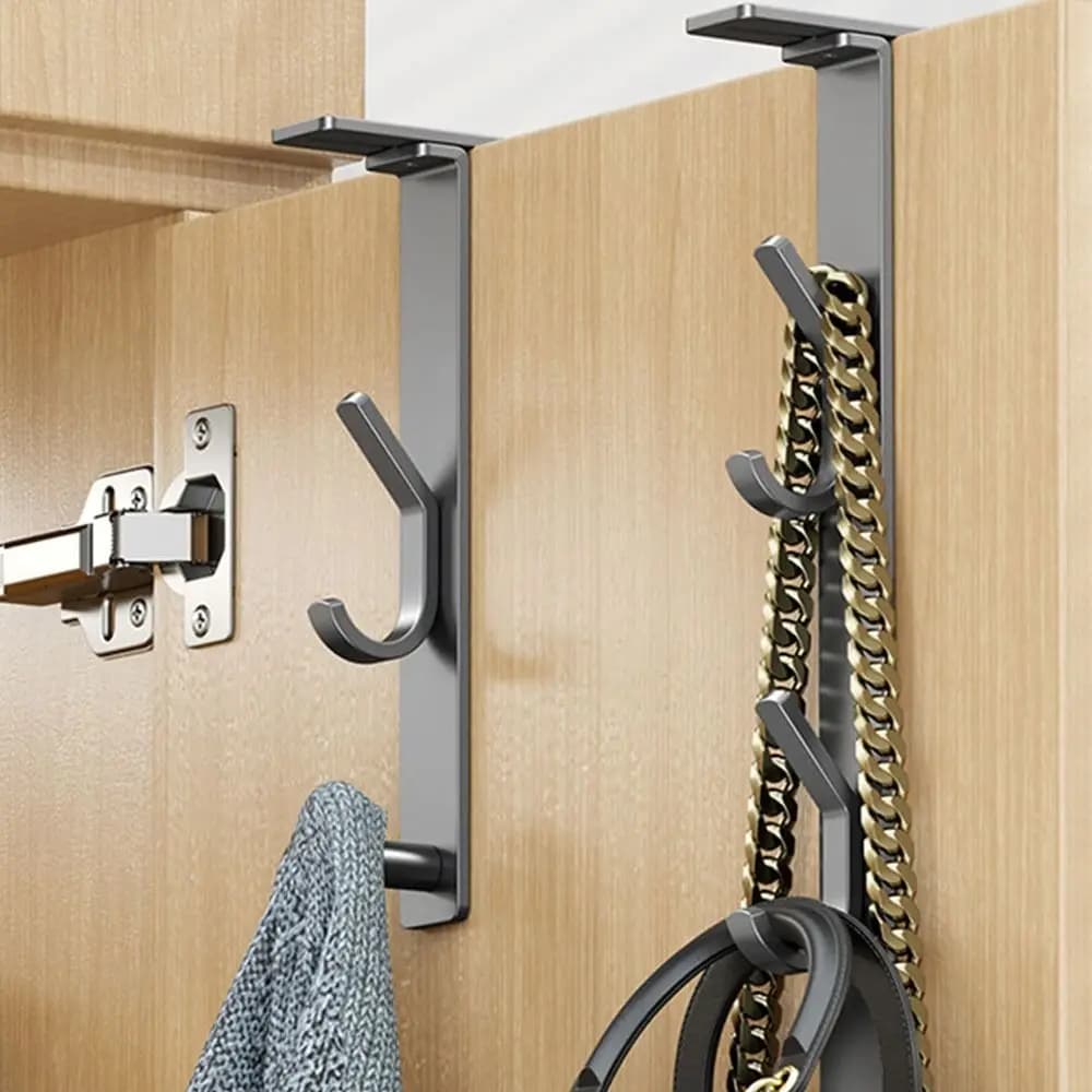 Hanger Hooks For Durable Adjustable Door Hooks for Wall Hanger without Track For Clothes Bags
