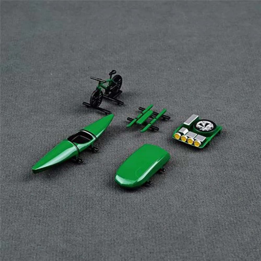 1:64 Scale Model Car Roof Toys Bicycle Kayak Display Toys 1/64 Car Roof Accessories Miniatures Plastic Model Car Luggage Rack