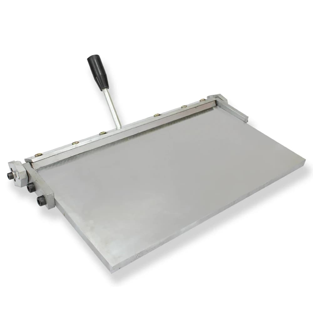 Borsa a portafoglio in pelle multifunzione con piegatrice manuale per bordi con flangia in plastica Strumenti pieghevoli manuali