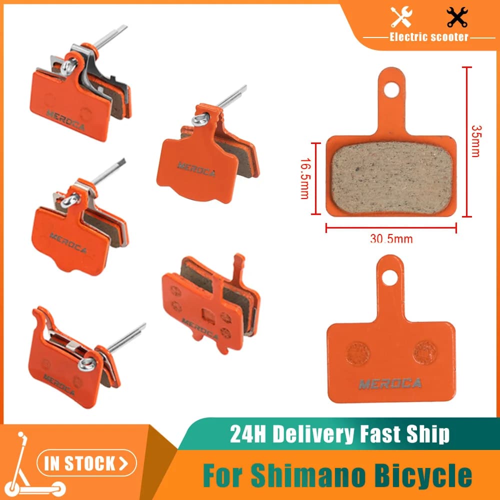 Pastiglie freno a disco Semi-metalliche per Shimano B01S MT200/MT400/M375 M395 M446 M485 M486 M416 Deore M515 M525 parti di biciclette
