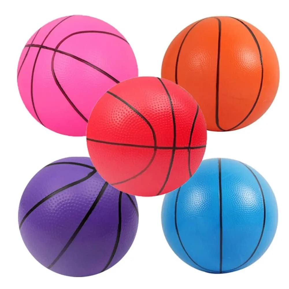 Partite sportive Allenamento Palline da spiaggia Gonfiabili in gomma Piccolo giocattolo da basket Giochi all'aperto Palline elastiche per bambini