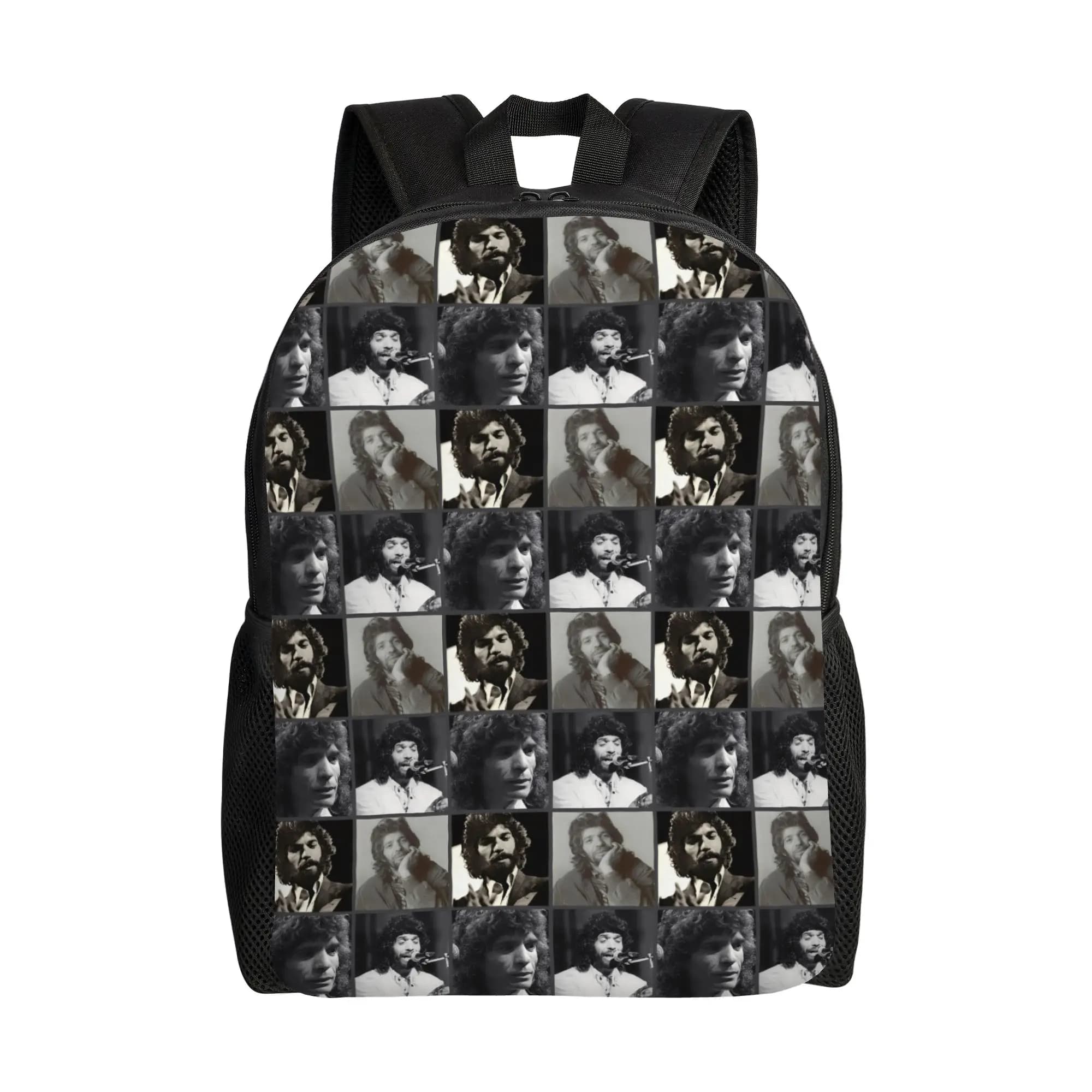 Zaino alla Moda Camarons De La Isla Flamenco Singer, Borsa a Tracolla per Laptop da Uomo e Donna, per Scuola Superiore, Lavoro, Musica, Rock, Outdoor