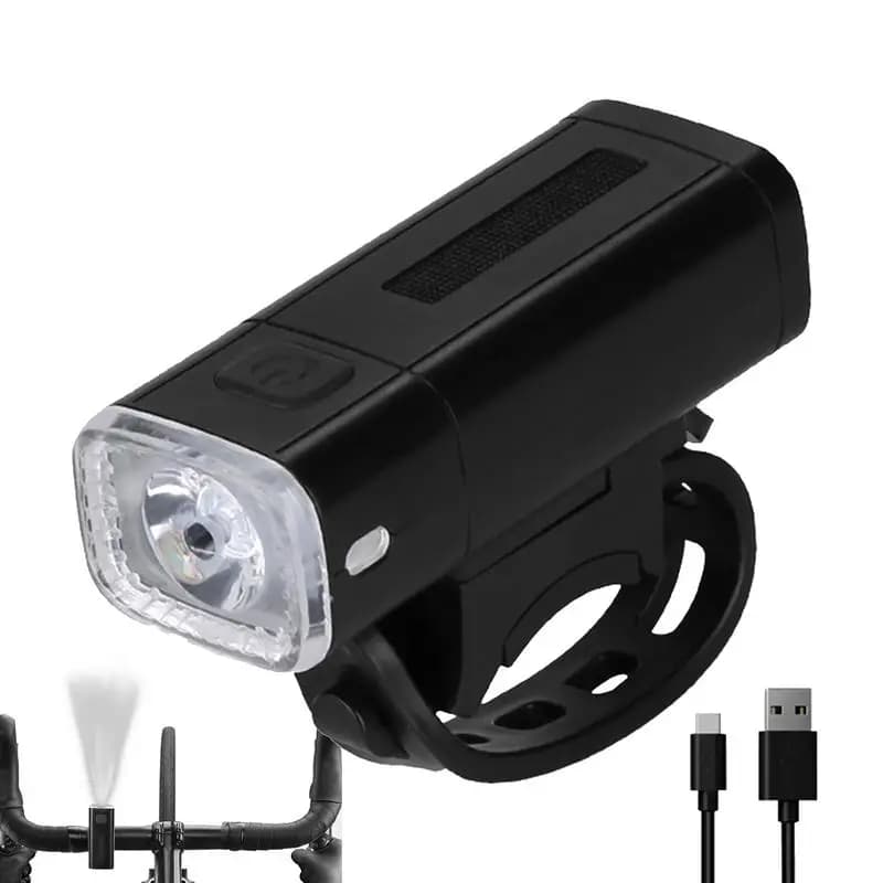 Handlebar Light USB Charge Bicycle Headlight Night Bike Headlight Front Light Ebike Light Bike Headlight 3