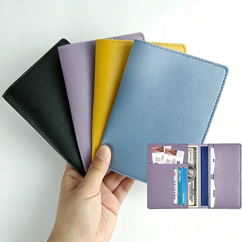 Travel Essential Passport Holder New Passport Book Holders Travel Accessories/Passport Pouch Wallet Cover Case for Men/Women