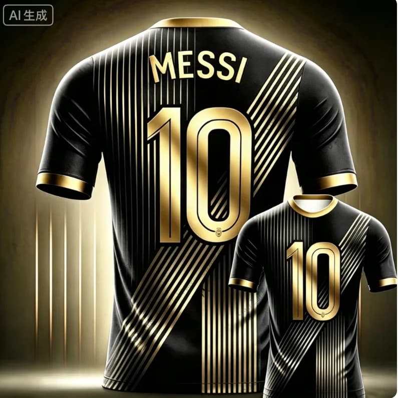 2026 Messi No. 10 Commemorative Edition Soccer Jersey_T-Shirt — Men's Argentina Sports T-Shirt Soccer Training
