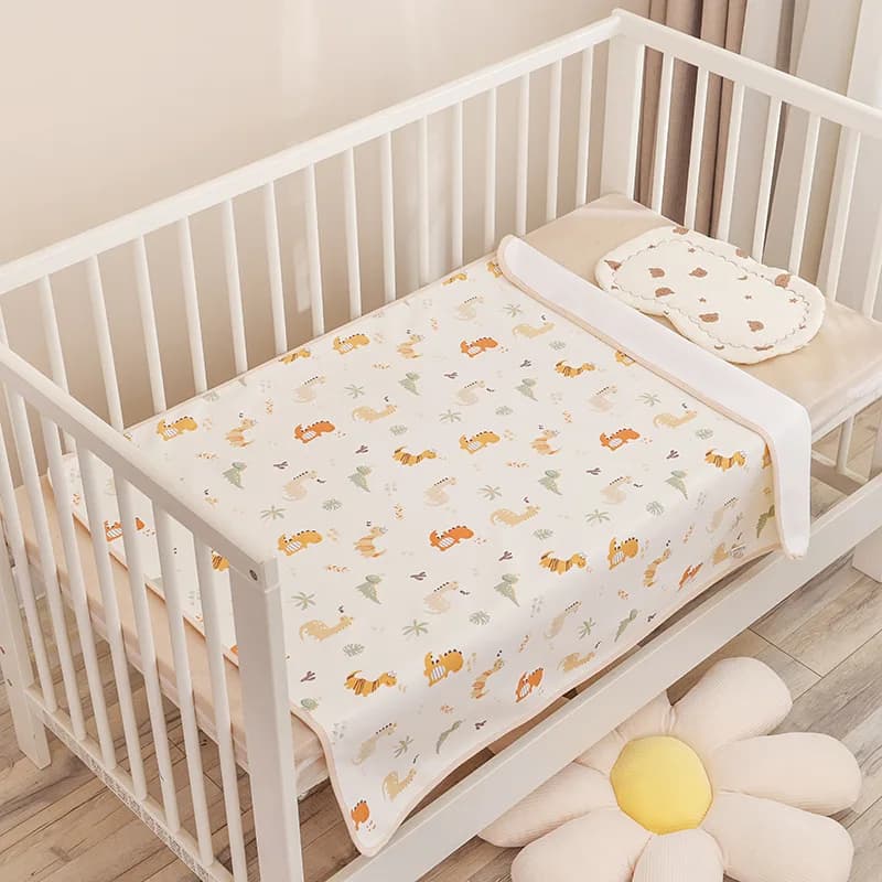 Set di Biancheria da Letto per Bambini Stile Ins, Copripiumino con Stampa di Animali Cartoon, Federe e Lenzuola Universali per Ragazzi e Ragazze