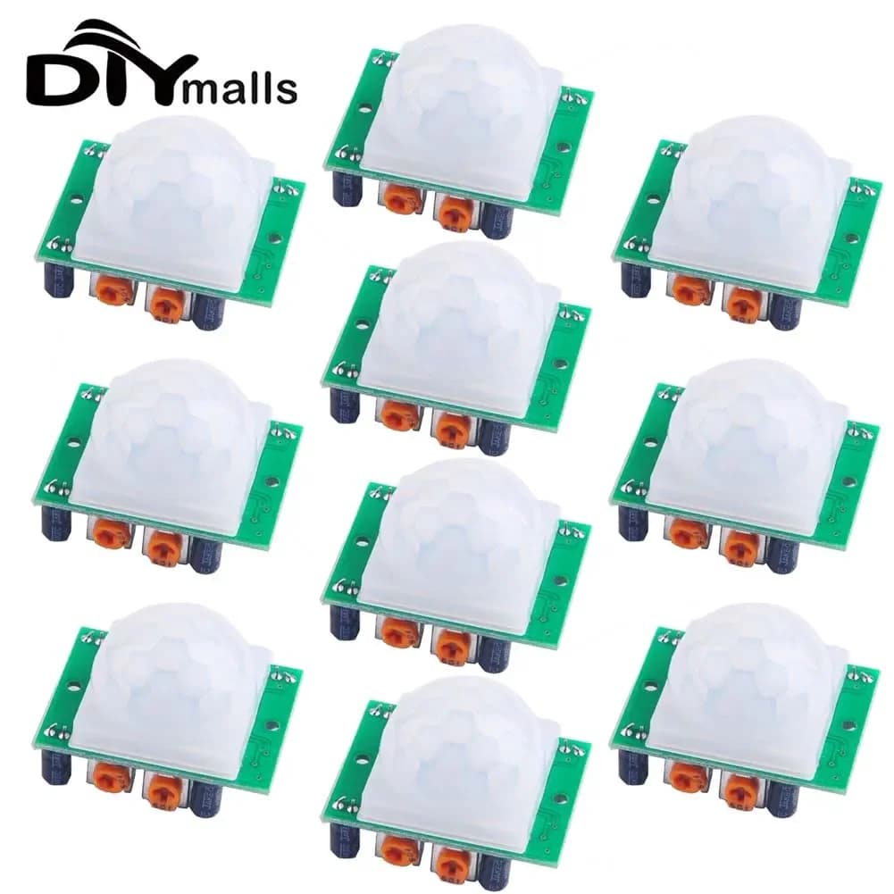 10 pcs HC-SR501 IR Piroelectric Infrared PIR Module Detector Movement Sensor for kit raspberry pi