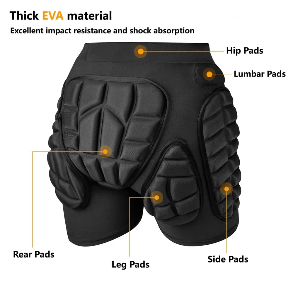 New ski shorts Skating Protection for hip Skiing Snowboard shorts Protective equipment Sports MTB Cycling Motocross Angle Gloves Gomito