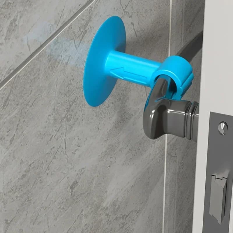 Paracolpi per Maniglia Porta in Silicone Antiurto con Ventosa, Cuscinetto Silenzioso di Protezione per Maniglia