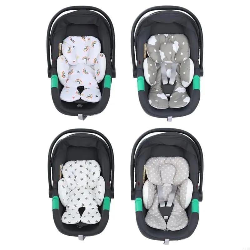 Sedile per auto reversibile Inserisci cuscino sedile per auto traspirante morbido con poggiatesta per passeggini della culla