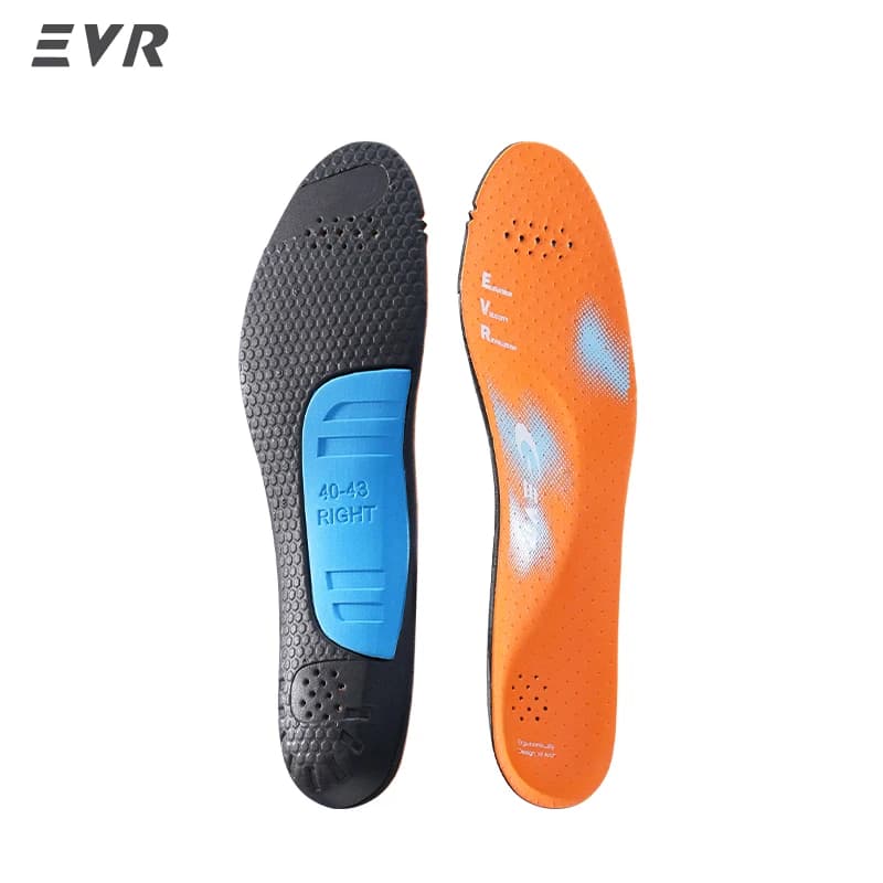 EVR Cycling Insole Orthopedic Cushion Shock Absorbing Sports Insole Flat Foot High Arch Support Orthopedic Insole Sole Insert