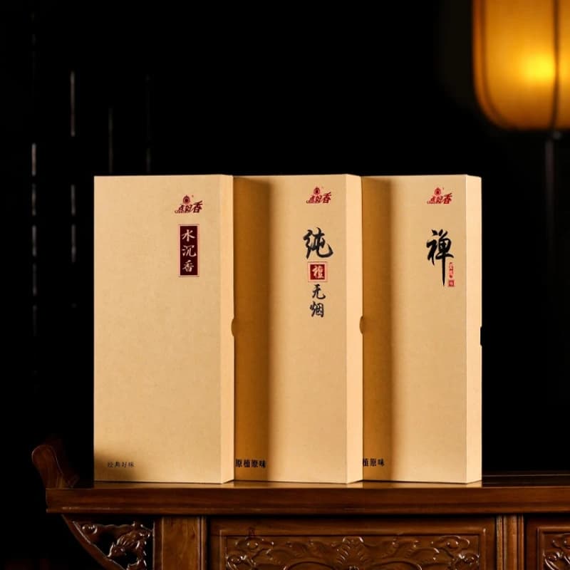 Bastoncini di incenso al sandalo per la casa, il tempio, la preghiera, le sale di studio, la meditazione, Guanyin, Dio della Ricchezza, calma la mente, favorisce il sonno, bastoncini di incenso Joss
