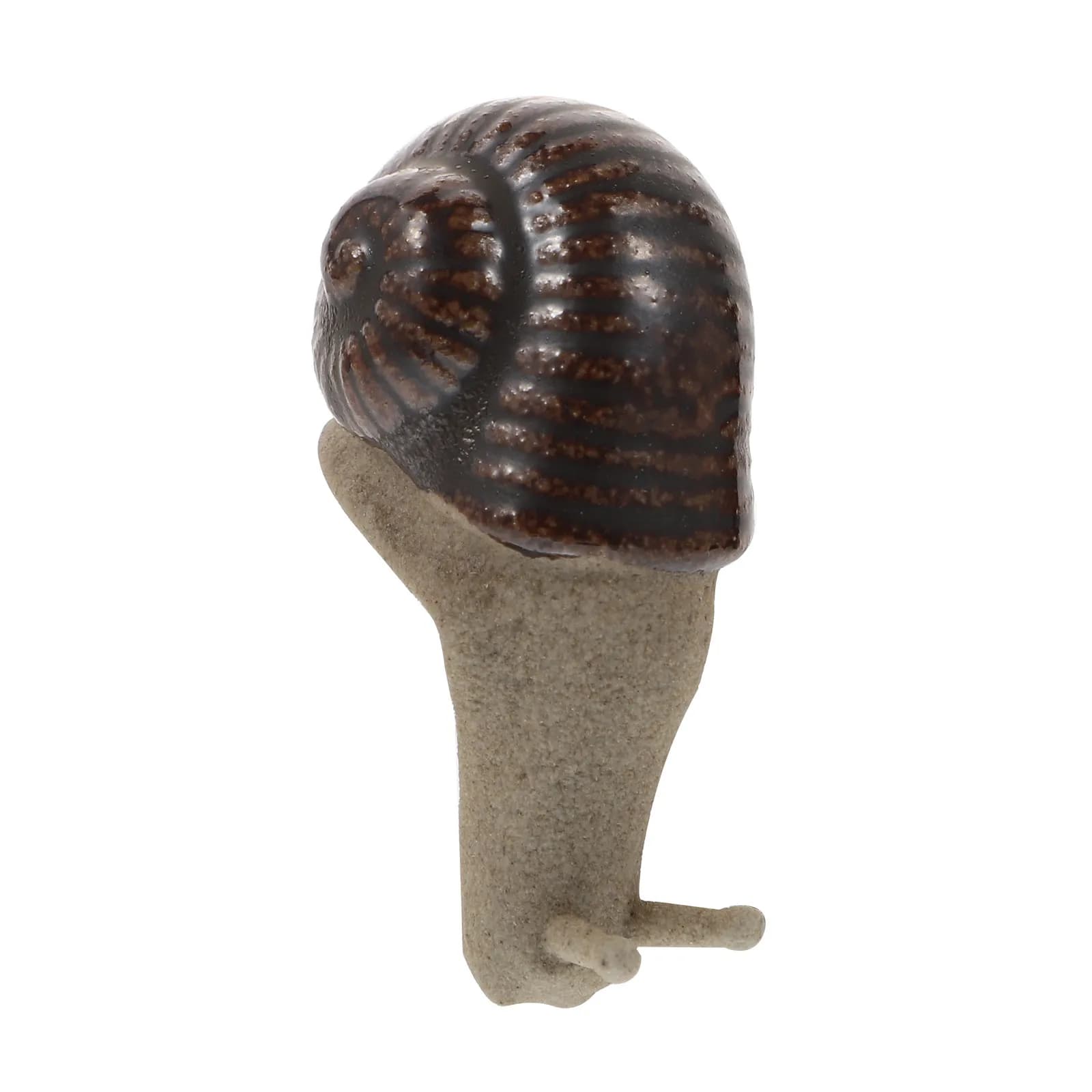 1 Pezzo Ornamento a Forma di Lumaca in Ceramica Realistica per Decorazioni Fai-da-Te di Mini Giardini, Piante in Vaso, Paesaggistica Fatata, Feste a Tema Zoo