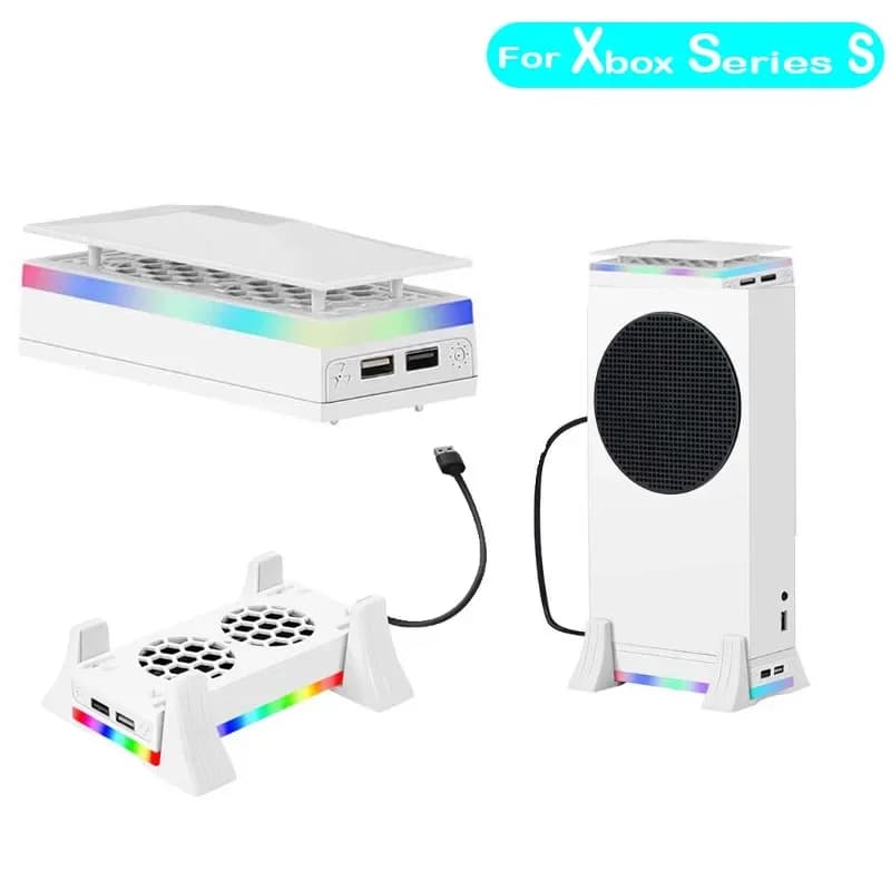 Base ventola di raffreddamento per Console Xbox Series S Dock radiatore verticale supporto di ricarica per Gamepad supporto di archiviazione per Host di gioco accessorio di gioco