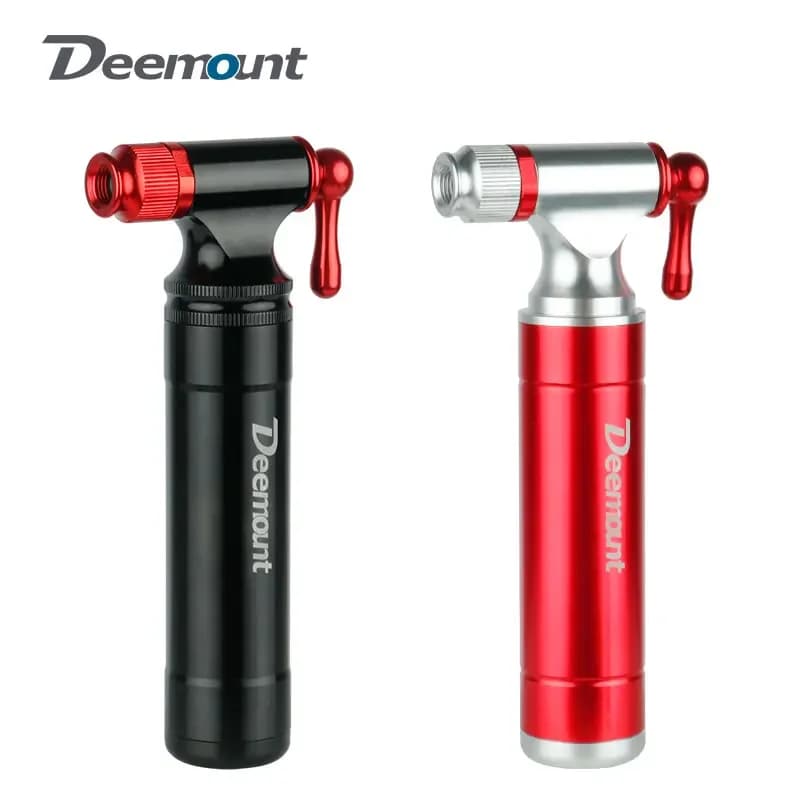 Pompa CO2 per bicicletta Valvola Schrader Presta Gonfiatore per pneumatici per bici Applicabile al serbatoio filettato da 16g 12g 8g Cilindro non filettato da 16g