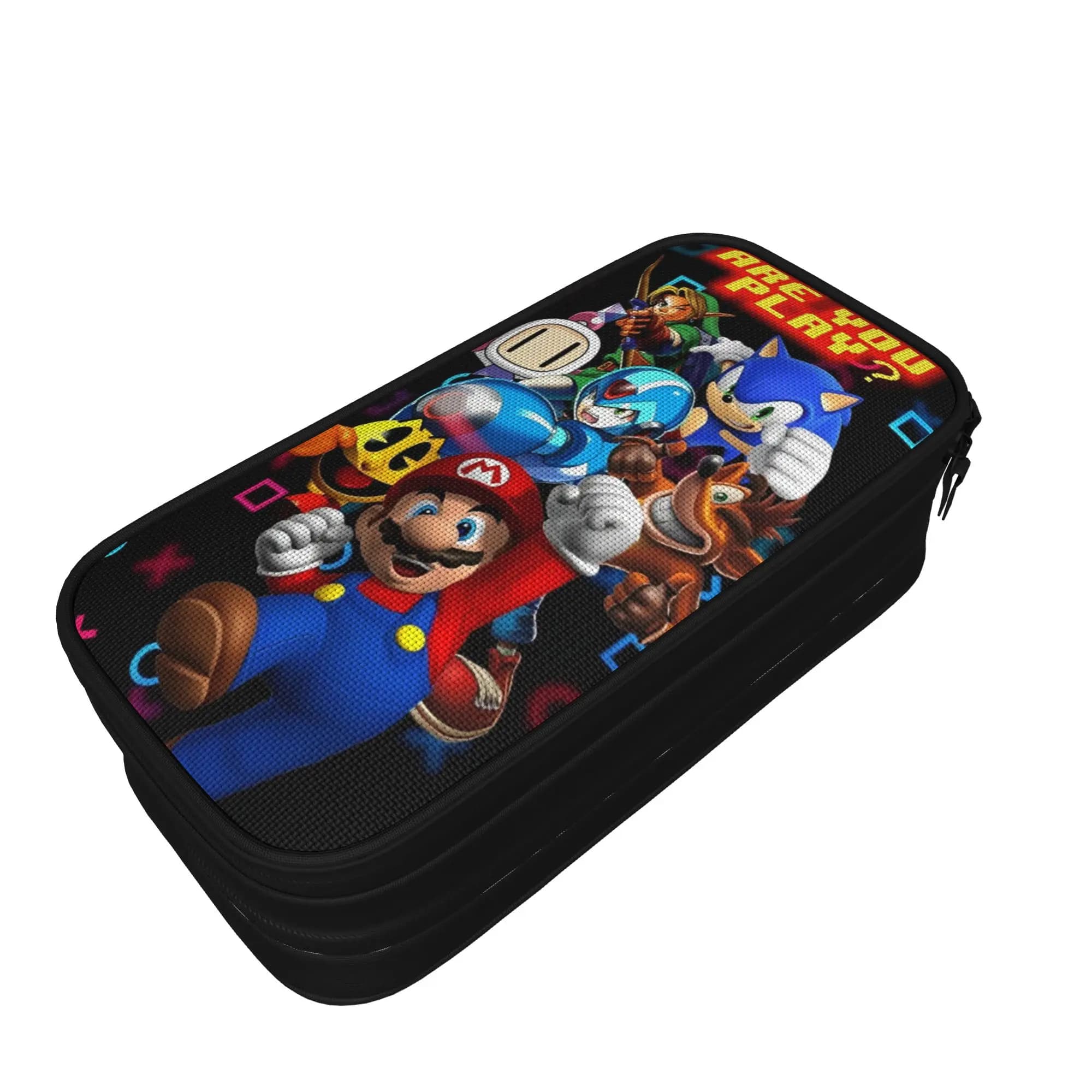 Astucci per matite Marios Bros Classic Game, borse porta penne per studenti, astucci per materiale scolastico con ampio spazio, regali