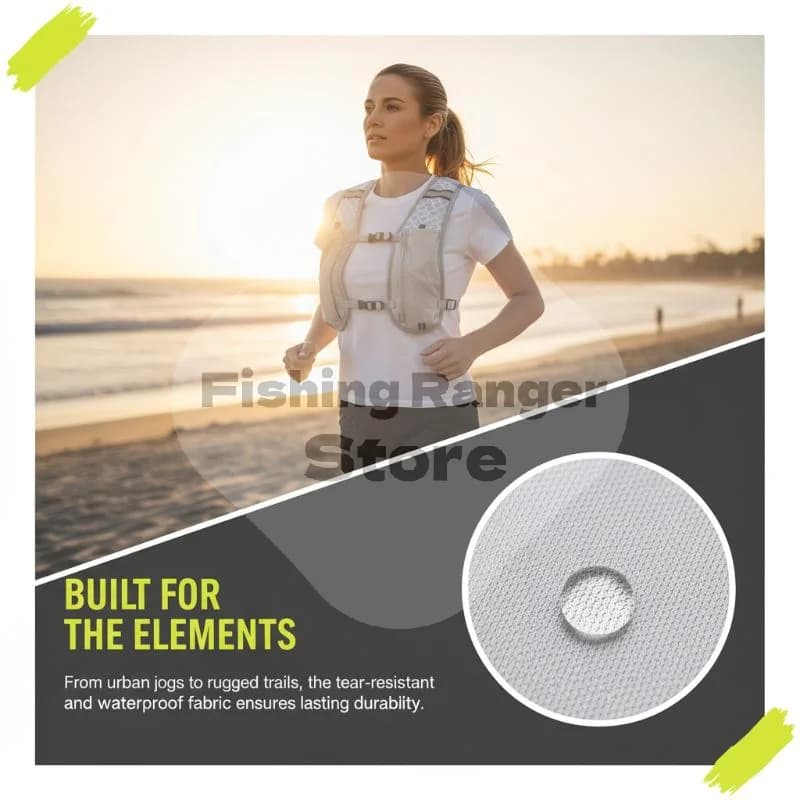 1Pcs Lightweight Marathon Running Hydration Vest Reflective Water Bladder Pack for Trail Running Camping Trekking