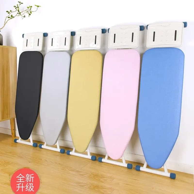 for Household Folding Ironing Board Rack with Electric Iron Stand Space Saving Portable Clothes Garment Pressing Table