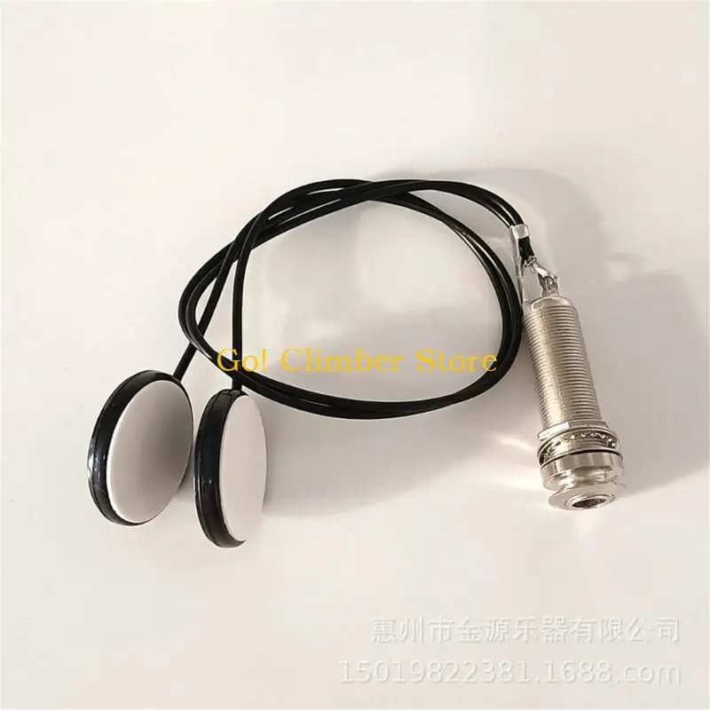 Q84C Adesivo per cavo per chitarra Accessorio per strumento Pickup per microfono piezoelettrico da 6,35 mm