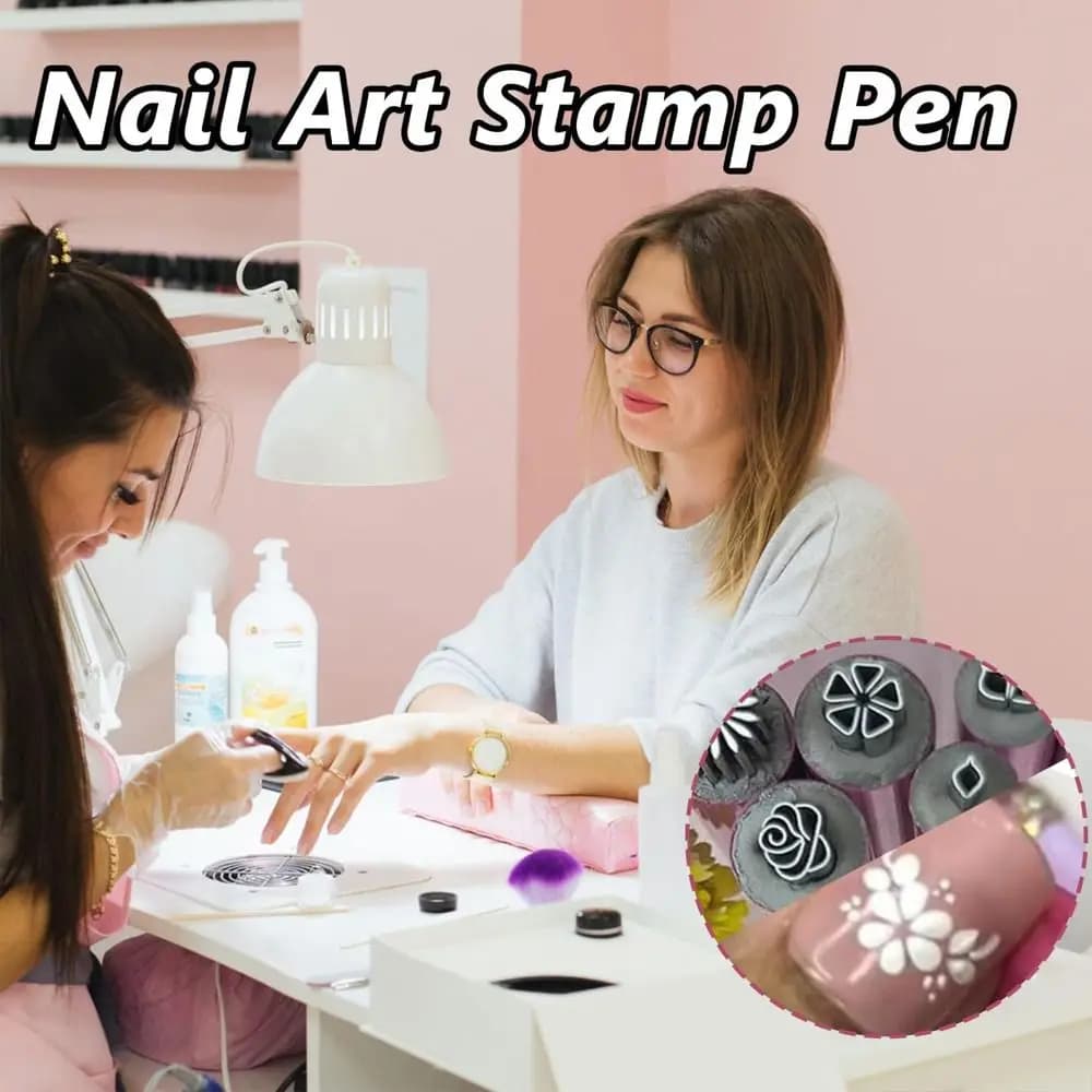 4/610/15PCS Nail Art Dotting Brush Nail Art Stamp Pen Set Flower Painting Drawing Manicure Tools Nail Graffiti Pen