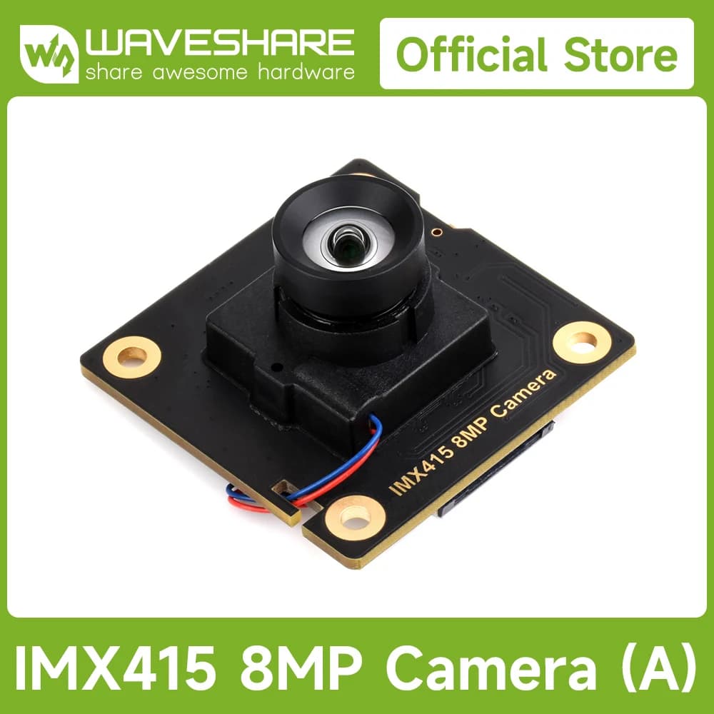 Waveshare IMX415 8MP Camera Module (A), With High SNR, Good Low Light Performance, Supports Raspberry Pi/Luckfox Series Boards