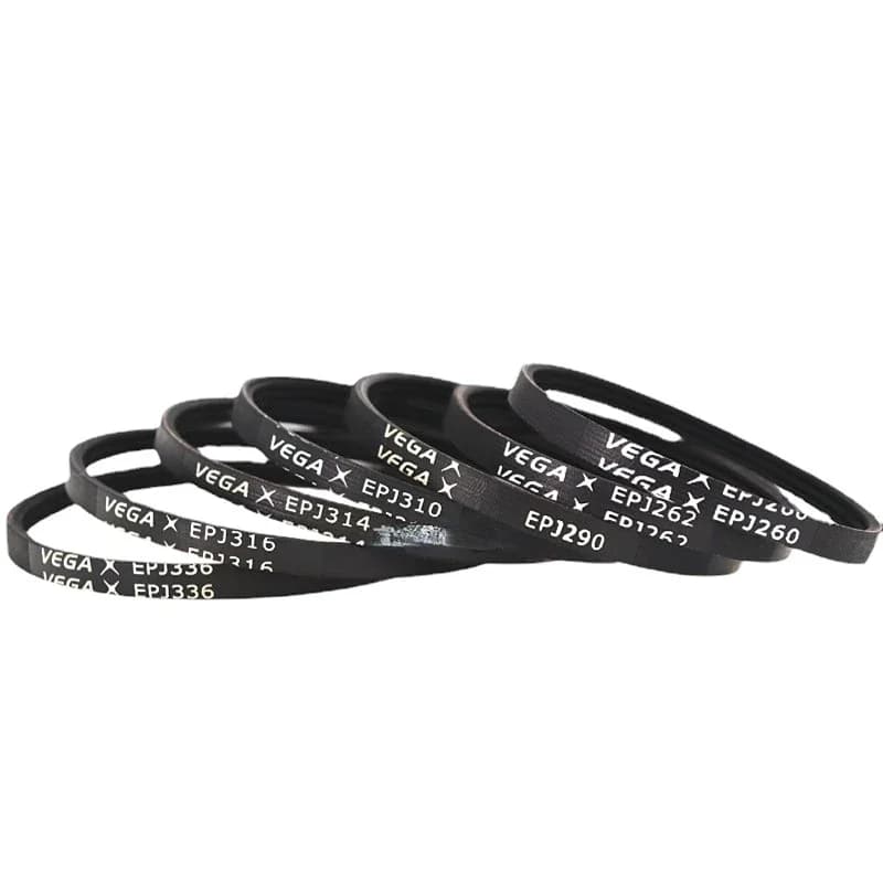 Vega engine strap rubber EPJ 443 310 6 ribs 7 roller conveyor belt running a small mechanical tape
