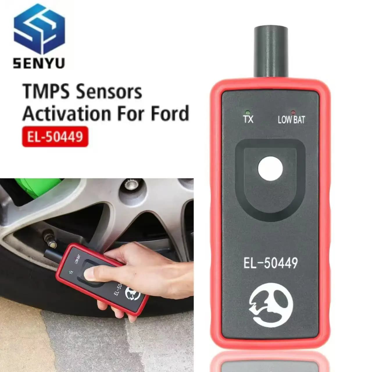 EL-50449 TPMS Per Ford EL50449 Sensore di monitoraggio della pressione dei pneumatici Scanner Strumento di attivazione Tpms EL TPMS Strumento di ripristino OBD2 Strumento per auto