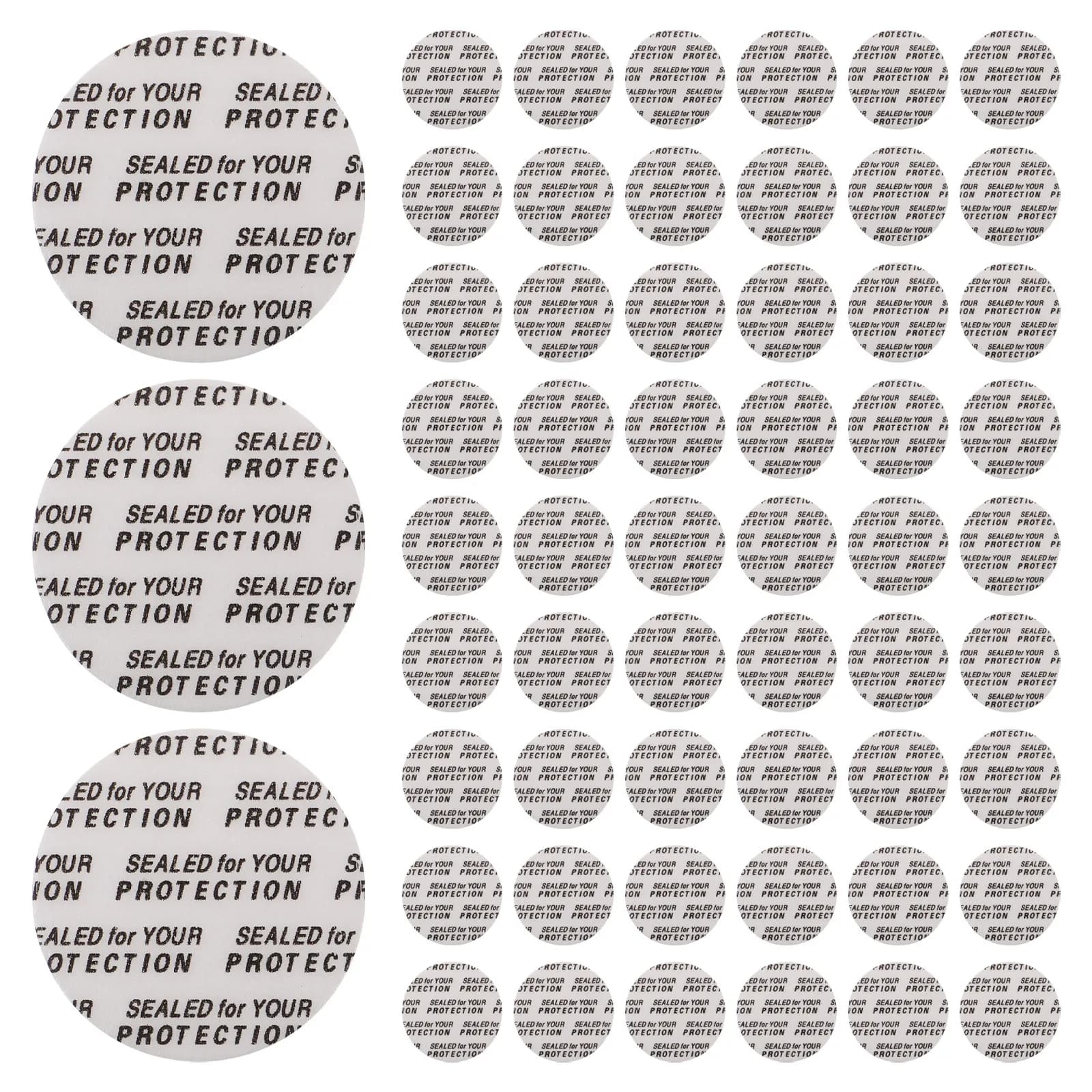 200Pcs Aluminum Foil Seal Liners 27Mm Universal Bottle Cap Gasket Tamper Resistant Moisture Odor Proof for Jars Flasks Canning