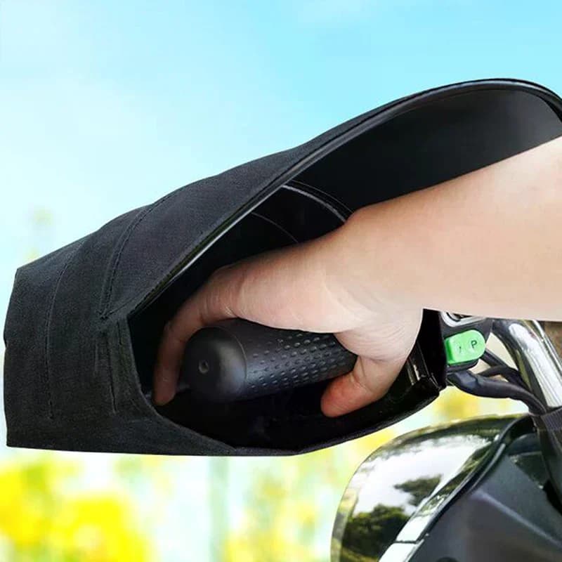Motorcycle Handlebar Muffs Summer Airy 3D Oxford Waterproof Sun Protection Gloves With Reflective Strip Design motorcycle gloves